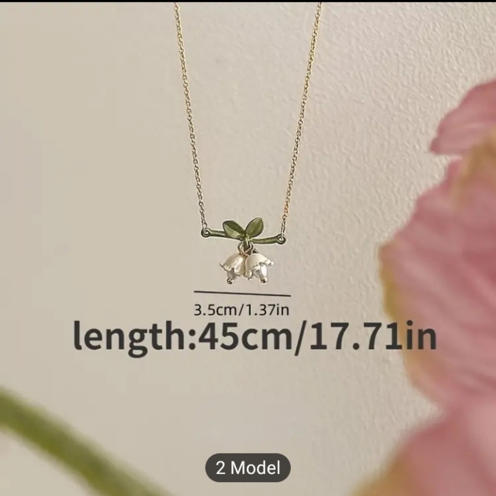 Lily of the Valley necklace - Picture 3 of 4